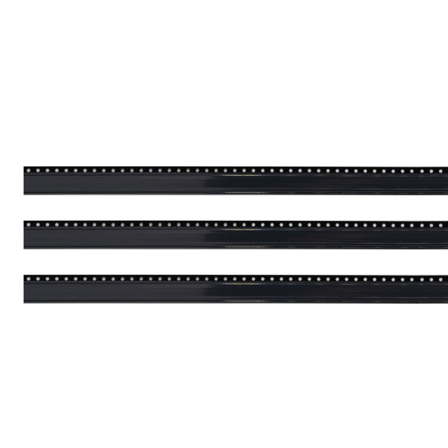 Flat Punched Carrier Tape Black Polycarbonate