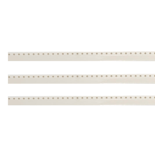 Flat Punched Carrier Tape  With Cover Tape 8mm White 500pcs, no pockets